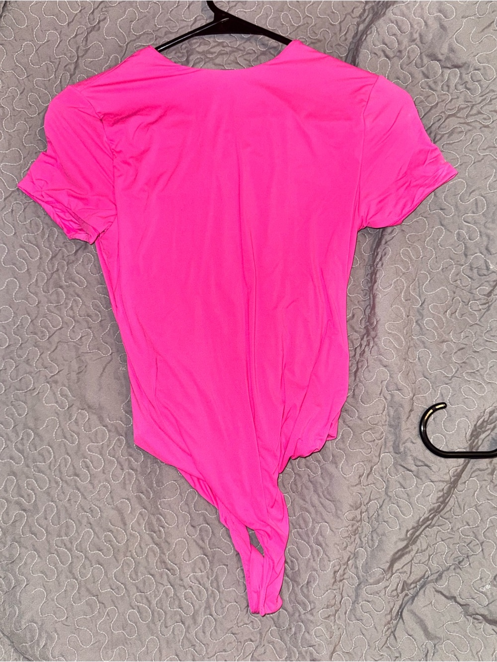 Neon Pink One-Piece Bodysuit
